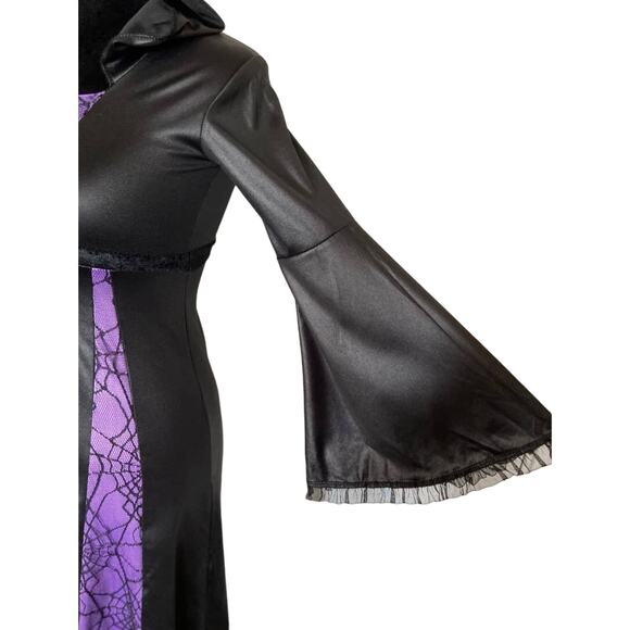 Girls Spider Sorceress Witch Costume Spirit Halloween Small - Picture 6 of 11
